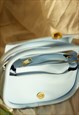 BABY BLUE TOP HANDLE ROUNDED BAG
