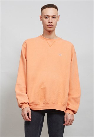 VINTAGE 80'S PEACH CHAMPION SWEATER