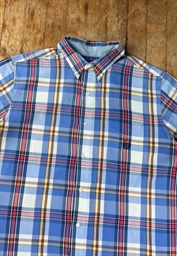Chaps Checked Short Sleeved Shirt