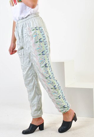 VINTAGE HEAD JOGGERS IN WHITE