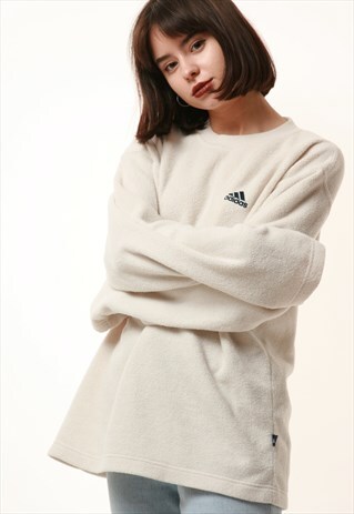 90S VINTAGE OLDSCHOOL ADIDAS FLEECE SWEATSHIRT 16168