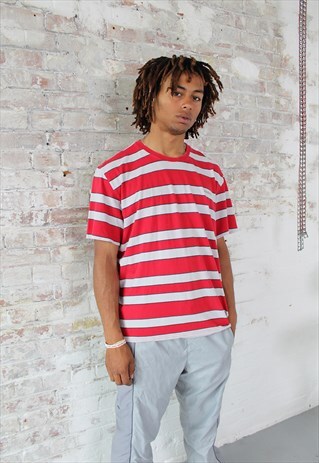 VINTAGE REEBOK STRIPED T-SHIRT
