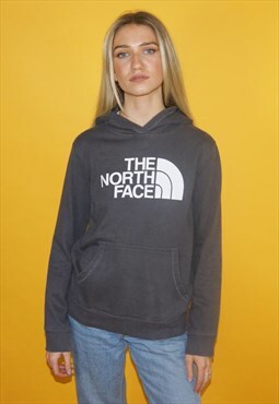 Vintage Y2K The North Face Dark Grey Hoodie / Jumper Size XS