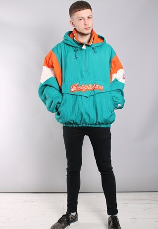 VINTAGE MIAMI DOLPHINS PUFFER COAT