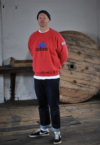 VINTAGE ADIDAS SPELL OUT SWEATER