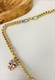 PAINTED CONCH SHELLS NECKLACE