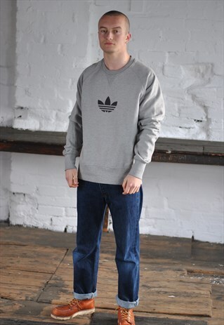 VINTAGE ADIDAS TRE-FOIL LOGO SWEATER