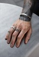 Sterling Silver brutal unisex bracelet