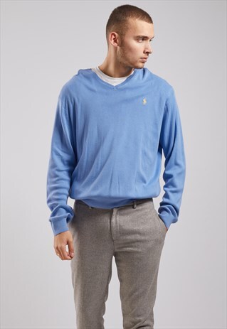 VINTAGE RALPH LAUREN V-NECK JUMPER