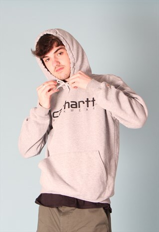 CARHARRT GREY PULLOVER HOODY