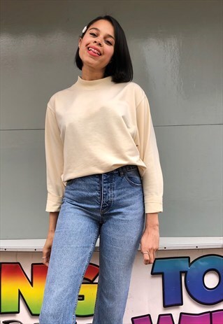 VINTAGE 90S YELLOW SWEATSHIRT