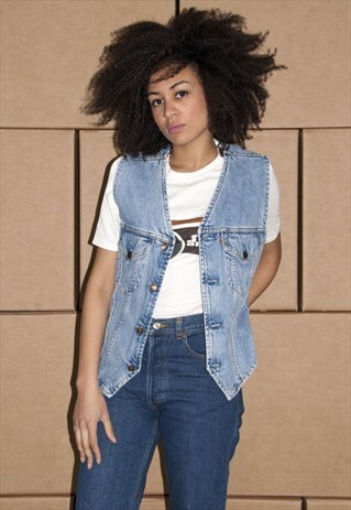 VINTAGE LEVI'S DENIM WAISTCOAT