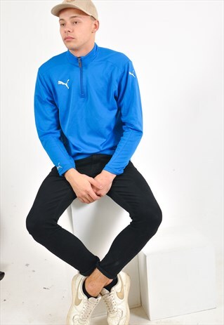 VINTAGE 90'S PUMA 1/4 ZIP SWEATSHIRT