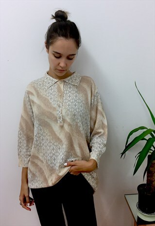 VINTAGE PASTEL 80S BLOUSE
