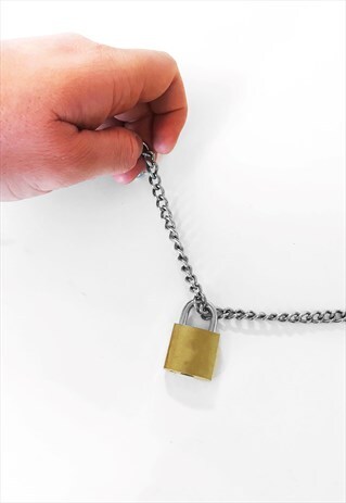 4CM PADLOCK ACCESSORY KEY RING CHARM PENDANT FOR JEAN CHAIN