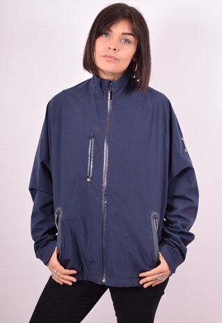 TOMMY HILFIGER WOMENS VINTAGE TRACKSUIT TOP JACKET MEDIUM BL
