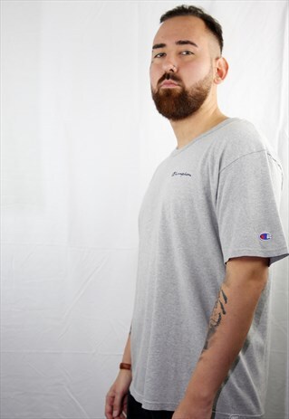 VINTAGE SPORTS GREY CHAMPION TEE