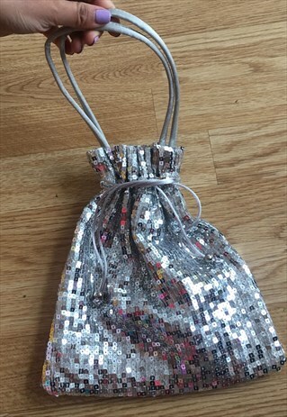 VINTAGE METALLIC SEQUENCES MINI BAG