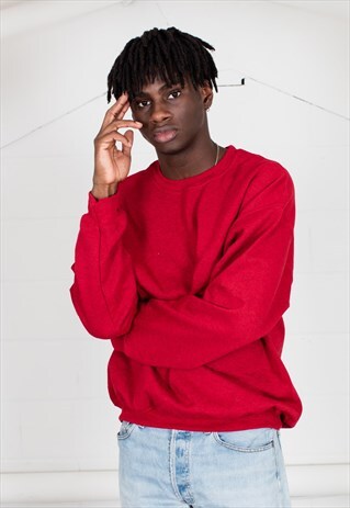 COSMIC SAINT MENS RED SWEATSHIRT