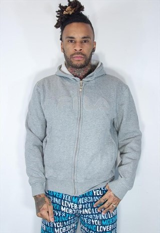 FILA VINTAGE HOODIE GREY
