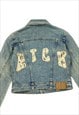 JOHN RICHMOND EMBELLISHED DENIM JACKET 