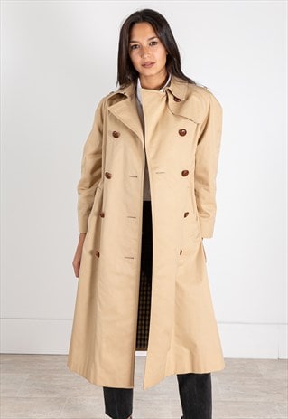 VINTAGE 80S ORIGINAL AQUASCUTUM TRENCH COAT / S9115