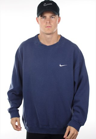 VINTAGE 90S NIKE SMALL LOGO SWEATSHIRT JUMPER