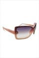 CHANEL SUNGLASSES OVERSIZED PINK DIAMANTE 5065 VINTAGE