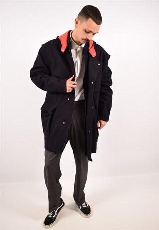 VINTAGE VALENTINO COAT BLACK