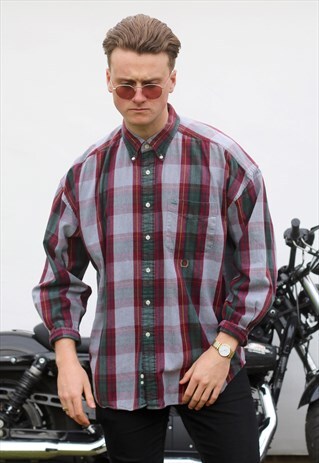 TOMMY HILFIGER USA PLAID CHECK SHIRT
