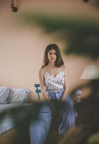 'MILK AND HONEY' DIGITAL PRINT CAMI TOP