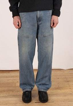 Vintage Dromedar Baggy Jeans Men's Mid Blue