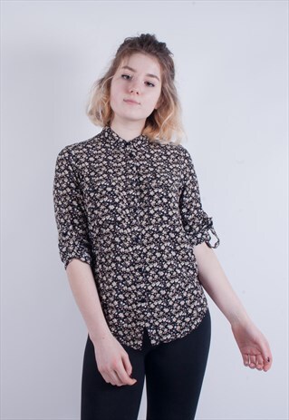 VINTAGE 90'S FLORAL BLOUSE