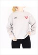 Umbro - Grey Embroidered Crewneck Sweatshirt -Large