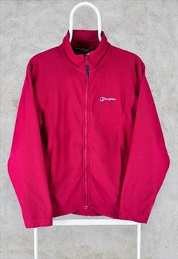 Berghaus Pink Fleece Jacket Women's UK 14 Large