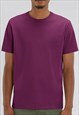 54 Floral Essential Blank T-Shirt - Magenta Purple 