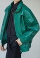 Men's textured design leather jacket A vol.4