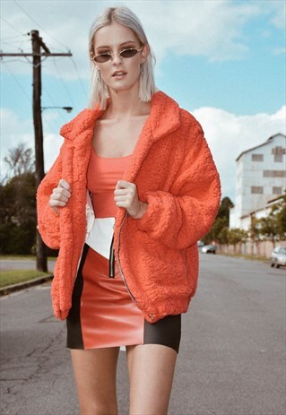 TEDDY JACKET RED