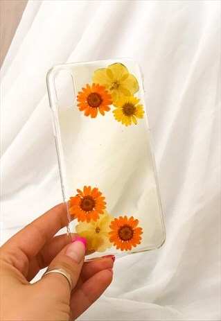 PRESSED FLOWER PHONE CASE FOR THE IPHONE X AND IPHONE XS