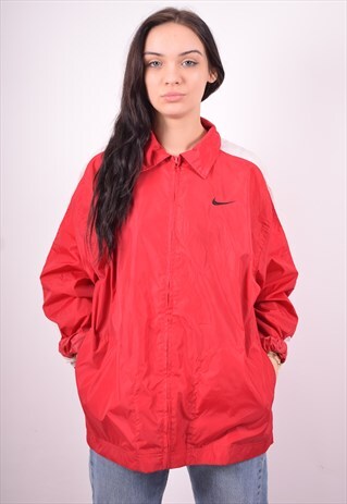 NIKE WOMENS VINTAGE JACKET XL RED 90'S