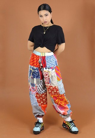 PATCHWORK SWEATPANTS / TROUSERS / JOGGERS