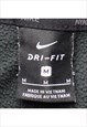 VINTAGE NIKE DARK GREEN HOODIE - M