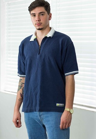 VINTAGE TOMMY HILFIGER SHIRT LOGO 90S L 13.8