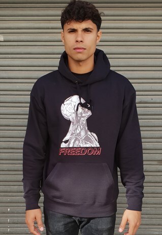 BLACK MUSCLE WORKS HOODIE
