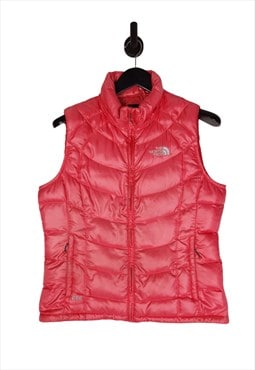 The North Face 600 Gilet Size UK 12 Pink Women's Puffer