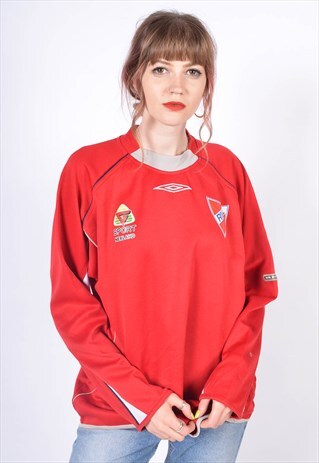VINTAGE UMBRO SWEATSHIRT RED