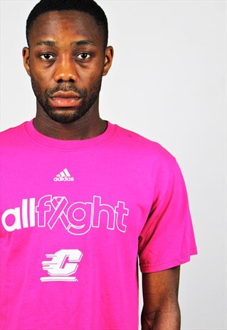 RETRO / EARLY 90'S / ADIDAS / PINK FESTIVAL T-SHIRT