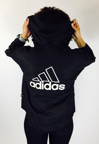 ADIDAS EMBROIDERED BIG LOGO COAT