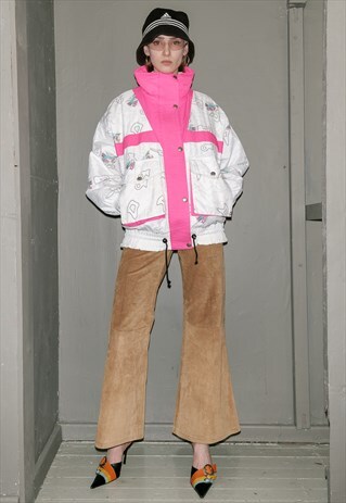 VINTAGE RAVE PUFF JACKET / 1990S