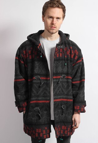 VINTAGE OVERSIZED AZTEC JACKET